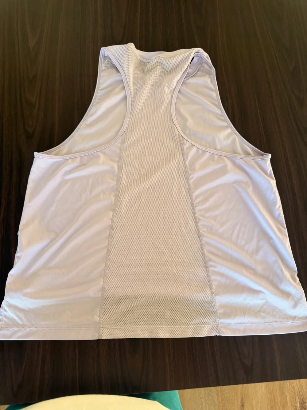 Nike White Sleeveless Performance Tank Top